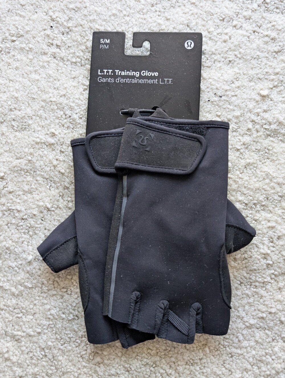 Lululemon L.T.T. Fingerless Training Gloves